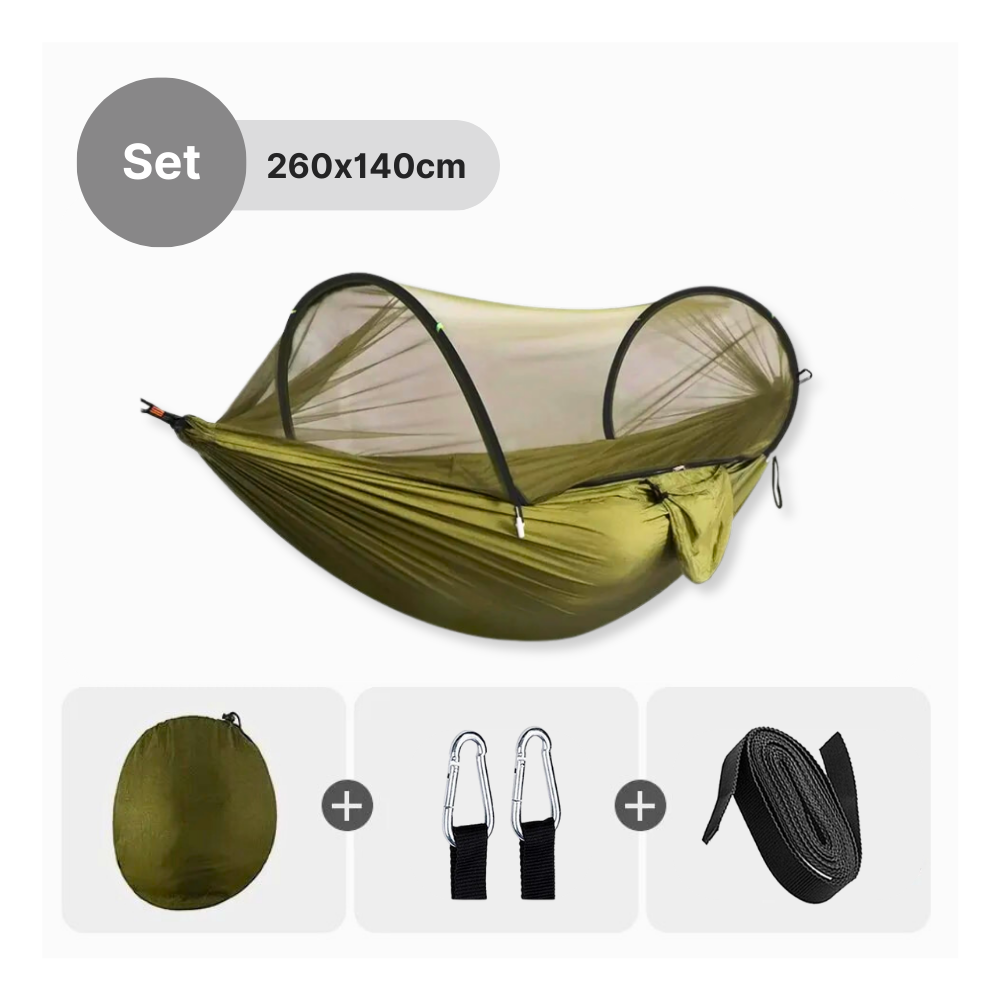 Hängematte mit Moskitonetz - für ungestörte Outdoor-Momente