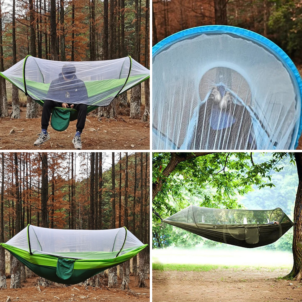 Hängematte mit Moskitonetz - für ungestörte Outdoor-Momente