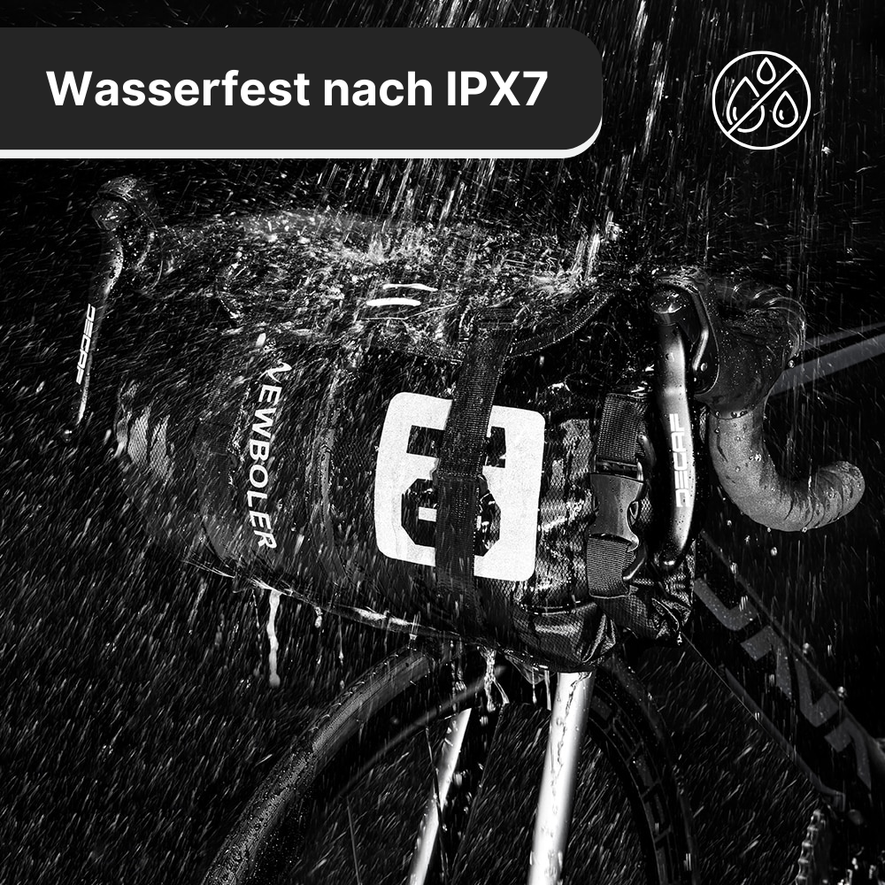 2-in-1 Fahrradlenker-Tasche - für maximale Bewegungsfreiheit mit dem Bike