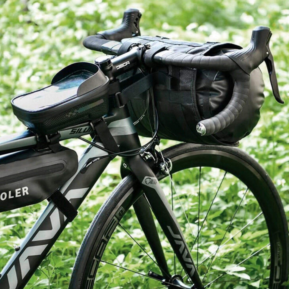 2-in-1 Fahrradlenker-Tasche - für maximale Bewegungsfreiheit mit dem Bike