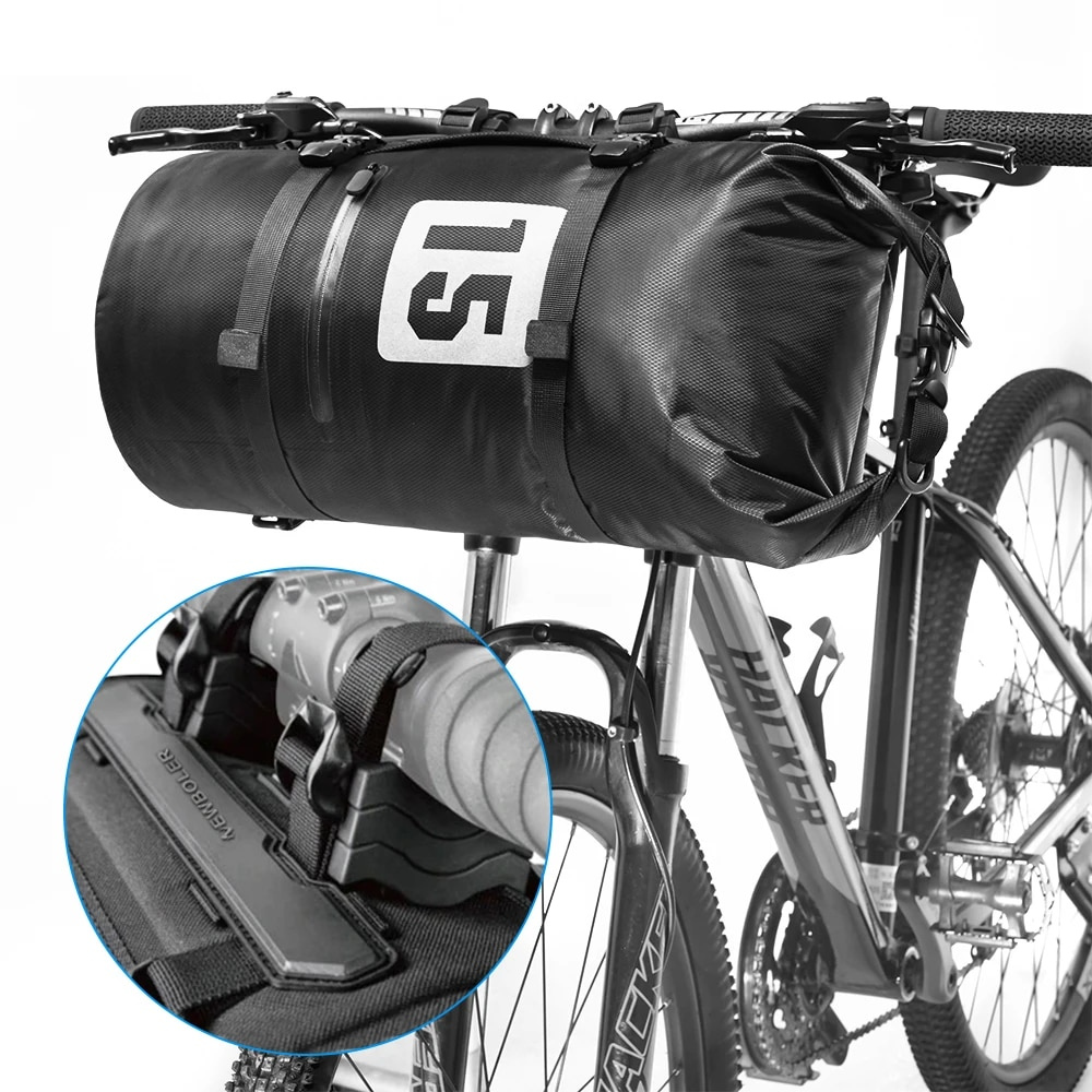2-in-1 Fahrradlenker-Tasche - für maximale Bewegungsfreiheit mit dem Bike