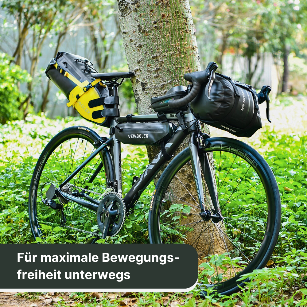 2-in-1 Fahrradlenker-Tasche - für maximale Bewegungsfreiheit mit dem Bike