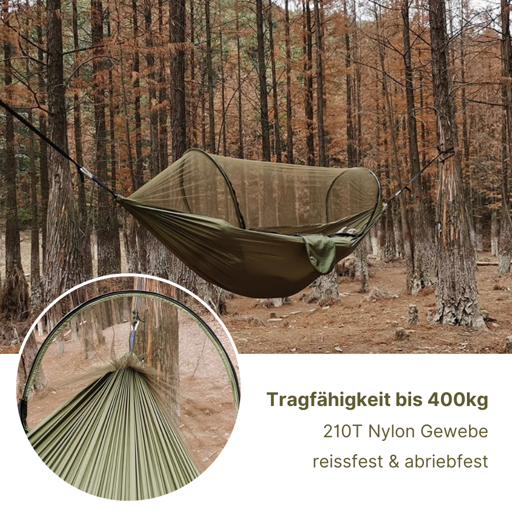 Hängematte mit Moskitonetz - für ungestörte Outdoor-Momente