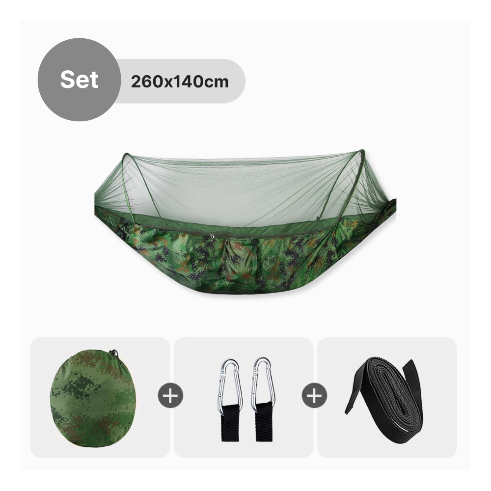Hängematte mit Moskitonetz - für ungestörte Outdoor-Momente
