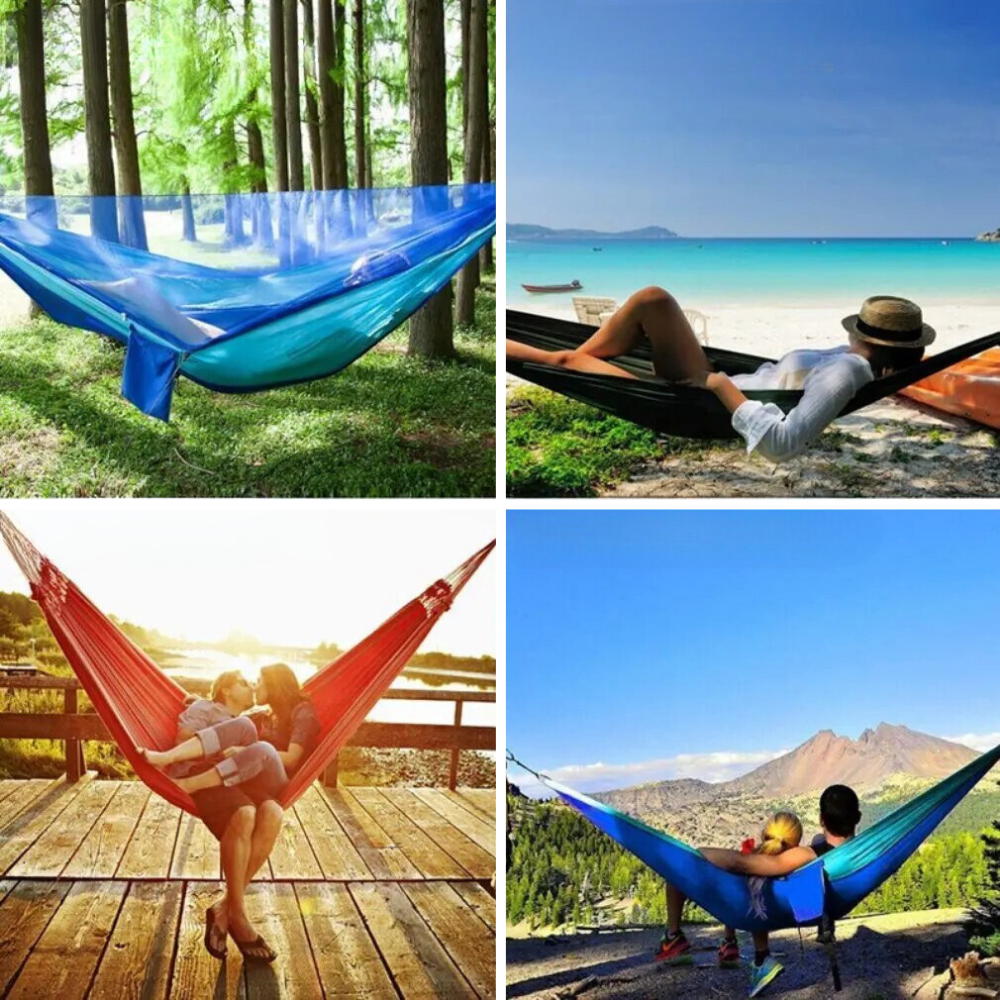 Hängematte mit Moskitonetz - für ungestörte Outdoor-Momente