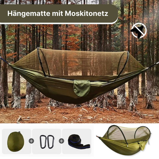 Hängematte mit Moskitonetz - für ungestörte Outdoor-Momente