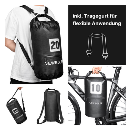 2-in-1 Fahrradlenker-Tasche - für maximale Bewegungsfreiheit mit dem Bike